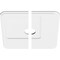 Ekena Millwork Lucan Architectural Grade PVC Contemporary Ceiling Medallion, Two Piece, 20"OD x 3"ID x 7"C x 1"P CMP20LN2-03000 - alternate 2